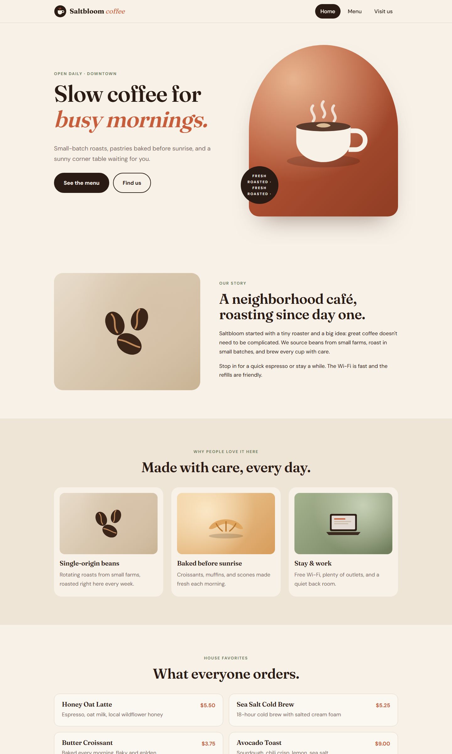 Basic package demo website