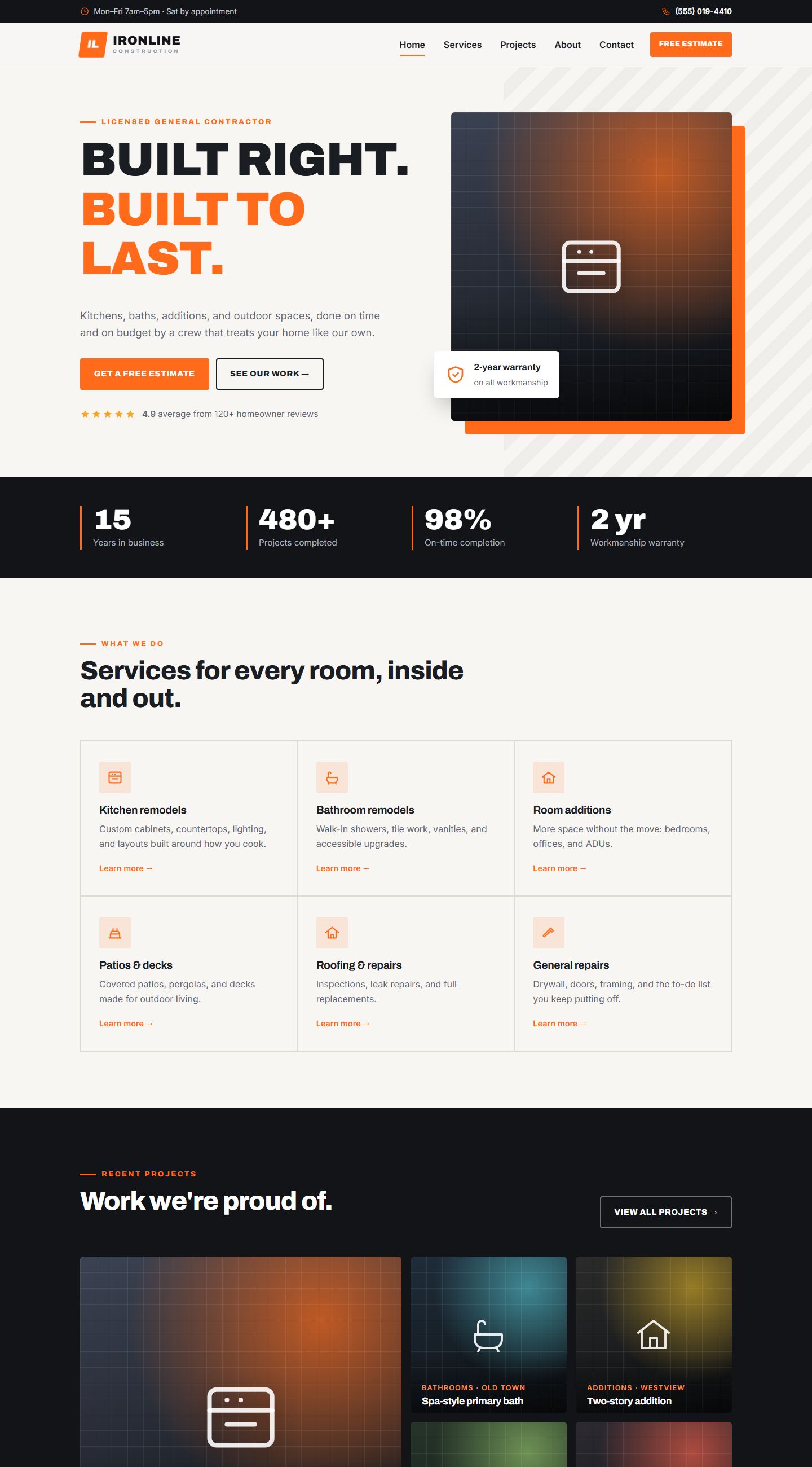Standard package demo website